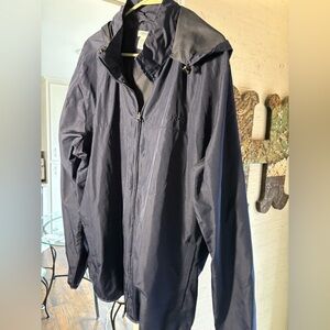 Men's navy rain Jacket